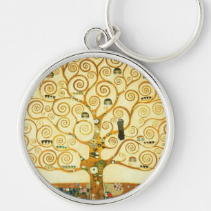 Porte-clés Gustav Klimt L'Arbre De Vie Art Nouveau Vintage