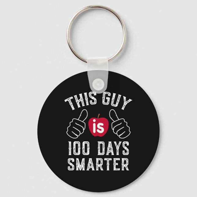 Porte-clés Guy Est 100 Jours Smarter School (Recto)
