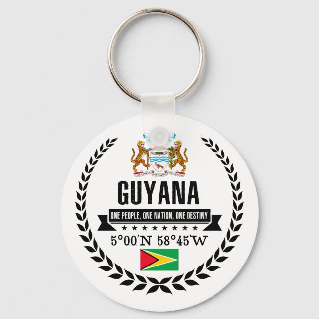 Porte-clés Guyana (Recto)