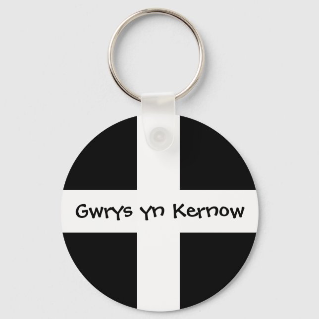Porte-clés Gwrys yn Kernow - Fabriqué à Cornwall (Recto)
