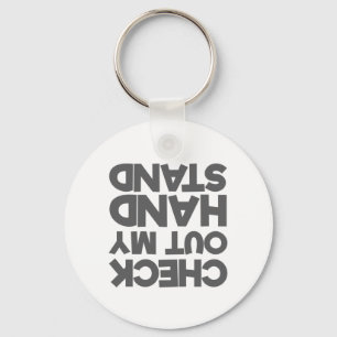 Porte-clés Gymnast Cheerleader Check Out My Hand Stand