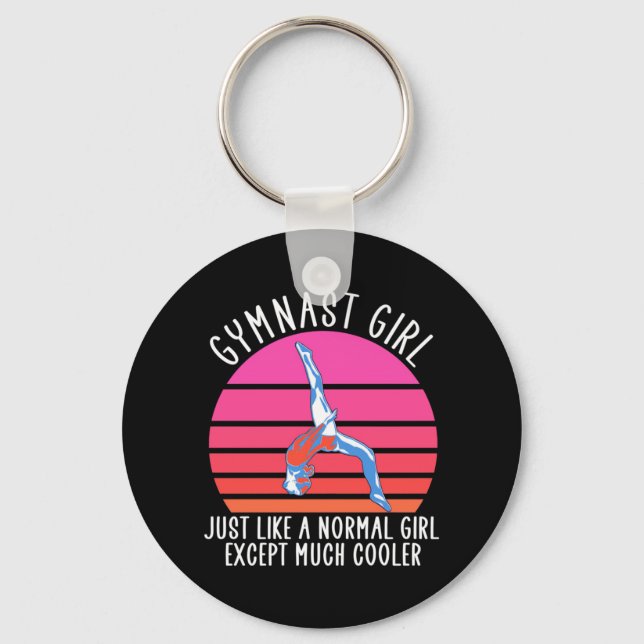Porte-clés Gymnaste Girl (Recto)