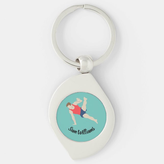 Porte-clés Gymnaste masculin (Devant)