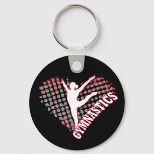 Porte-clés Gymnastics Heart Keychain