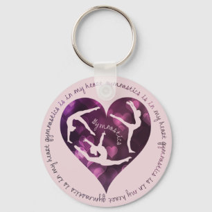 Porte-clés Gymnastics is in my Heart Keychain