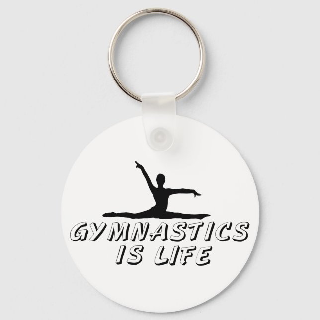 Porte-clés Gymnastics is Life (Recto)