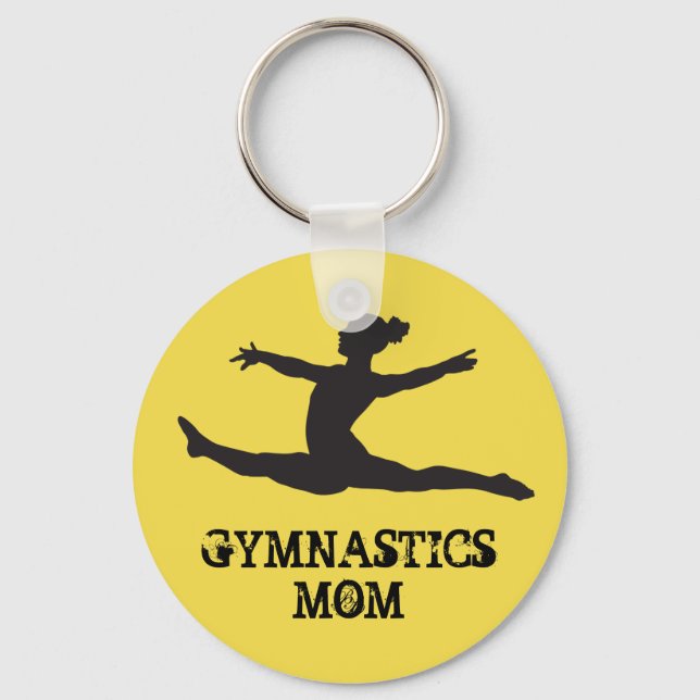 Porte-clés Gymnastics Mom Keychain (Recto)