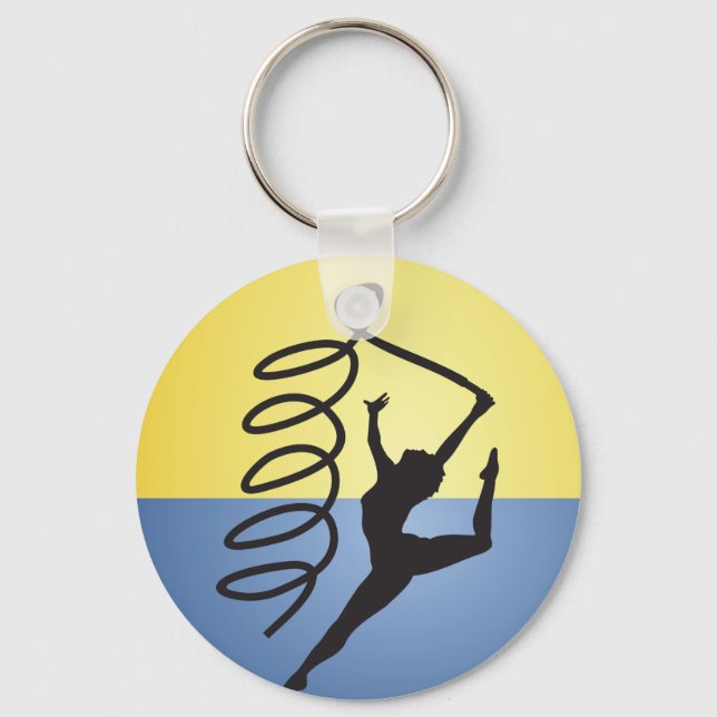 Porte-clés Gymnastics Ribbon Routine Keychain (Recto)