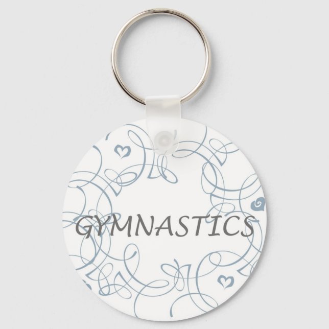 Porte-clés Gymnastique avec spirale (Recto)