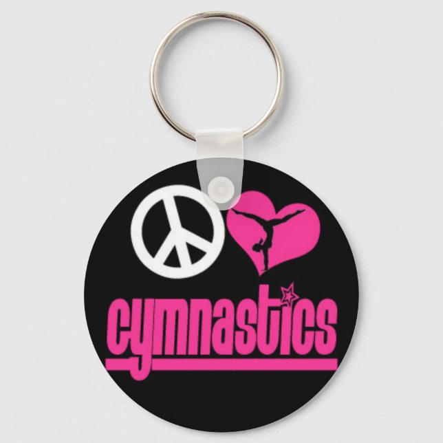 Porte-clés Gymnastique cadeaux et accessoires porte - clés (Recto)