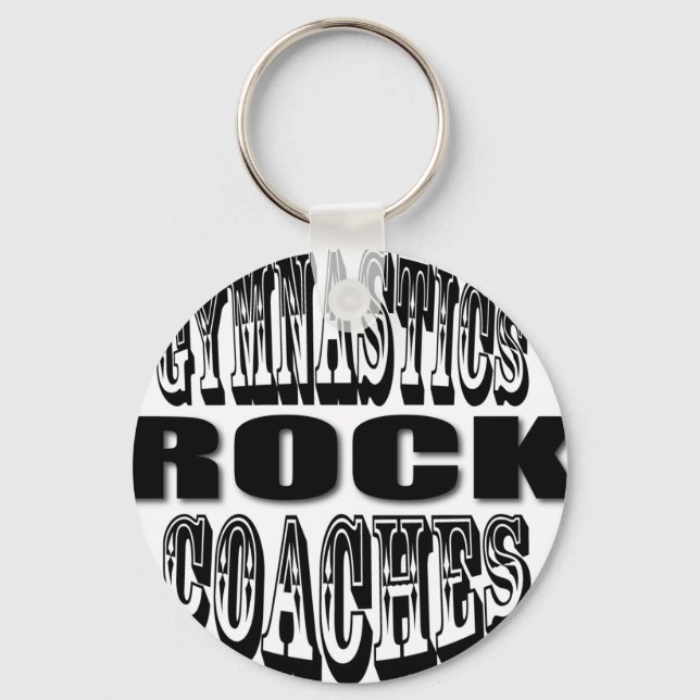Porte-clés Gymnastique Coach Cadeau (Recto)