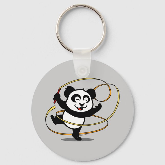 Porte-clés Gymnastique rythmique Panda (Recto)