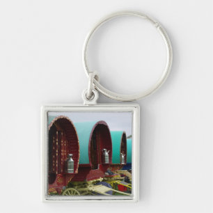 Porte-clés Gypsy caravan keychain