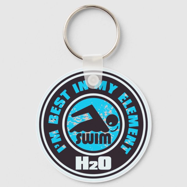 PORTE-CLÉS H2O_SWIMMER (Recto)