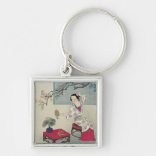 Porte-clés Habillage pendant le matin