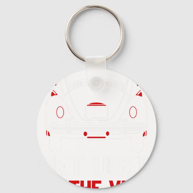Porte-clés habituer à la vue VW Beetle (Recto)