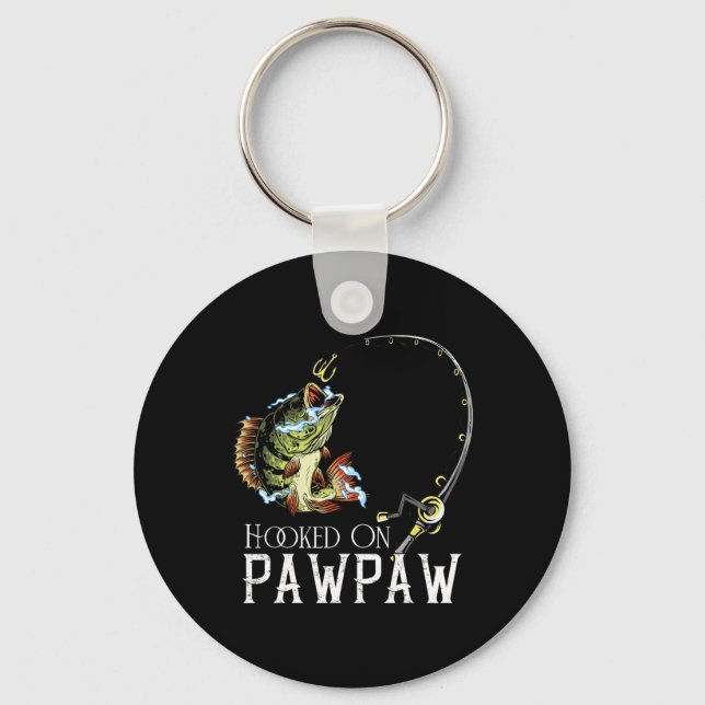 Porte-clés Haché D'Être Pawpaw Drôle Pêche (Recto)