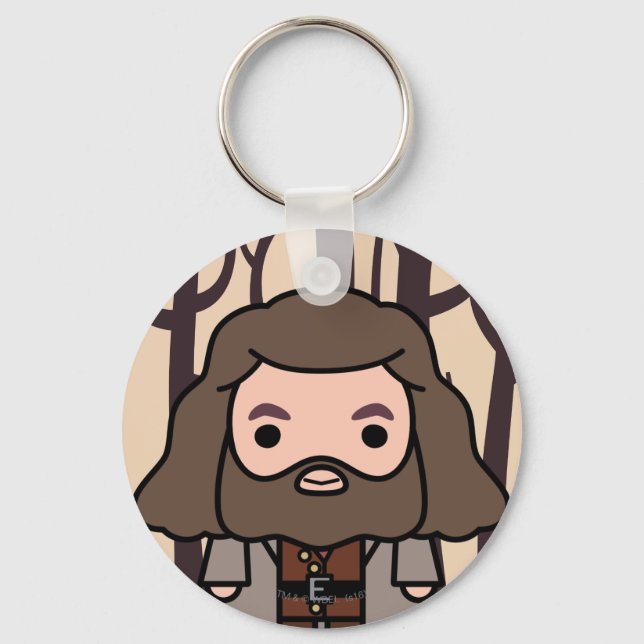 Porte-clés Hagrid Cartoon Caractère Art (Recto)