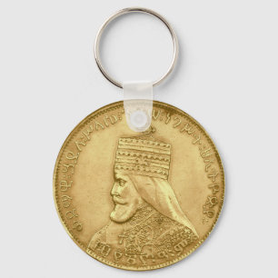 Porte-clés Haile Selassie Jah Rastafari Reggae Rasta Roots