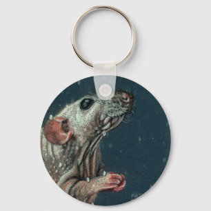 Porte-clés Hairless Rat Keychain