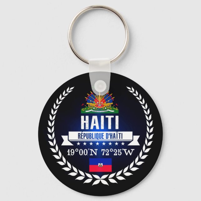 Porte-clés Haïti (Recto)