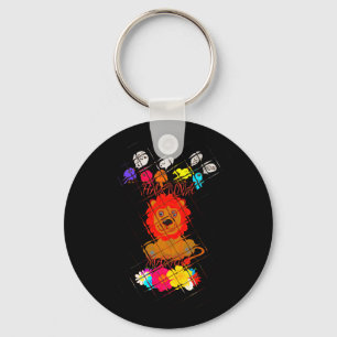 Porte-clés Hakuna Matata mignon petit lion roi