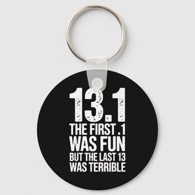 Porte-clés Half Marathon Art For Men Women 13.1 Half Marathon (Recto)