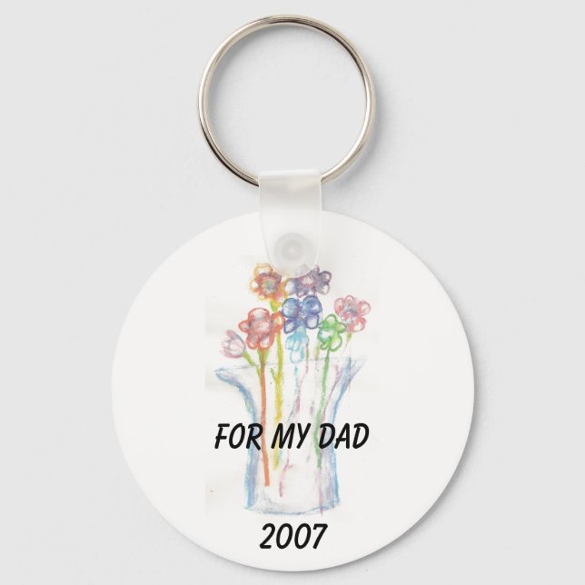 Porte-clés Halle Keyring, Pour Mon Père, 2007 (Recto)