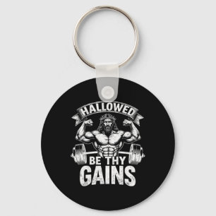 Porte-clés Hallow Be Thains Christian Workout Gym Jesus