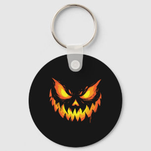 Porte-clés Halloween à la tête de Citrouille sculpté de Jack-
