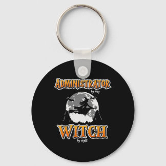 Porte-clés Halloween Administrateur Sorcière Funny Administra