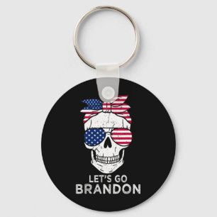Porte-clés Halloween Allons-y Brandon Ndana Skull Aviation Su