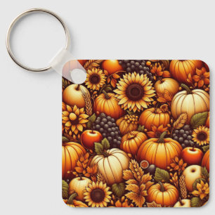 Porte-clés Halloween/Automne/Automne/citrouille