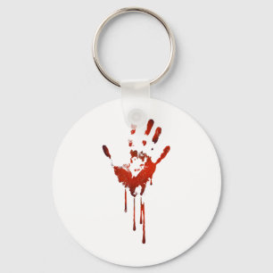 Porte-clés Halloween Bloody Hand Imprimer costume Zombie