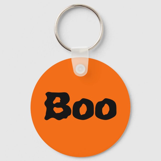 Porte-clés Halloween "Boo" (Recto)