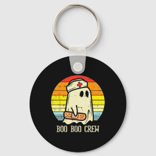 Porte-clés Halloween Boo Boo Crew Ghost Nurse Retro Halloween
