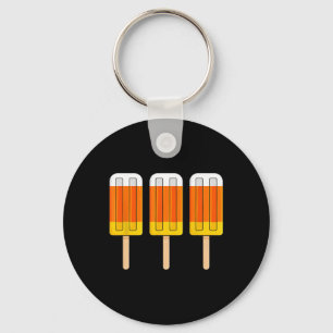 Porte-clés Halloween Candy Corn Fun Glace Crème Popsicles