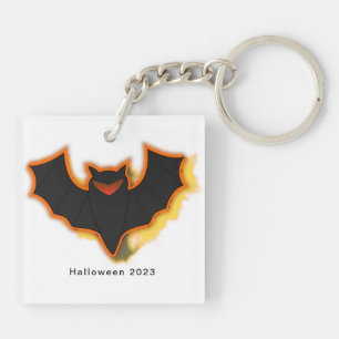 Porte-clés Halloween Chauve-souris effrayante   Th
