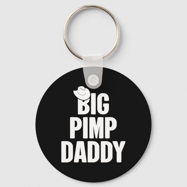 Porte-clés Halloween Chemise Big Pimp Daddy Pimp Costume Part (Recto)