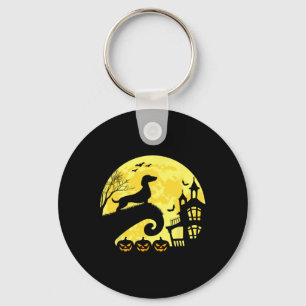 Porte-clés Halloween Dachshund Weenie Wiener Moonshine Sausag