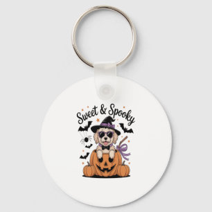 Porte-clés Halloween de chien doux et Éffrayant