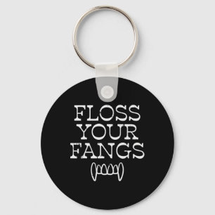 Porte-clés Halloween Dentiste Floss Vos Pangs Vampire Dentair