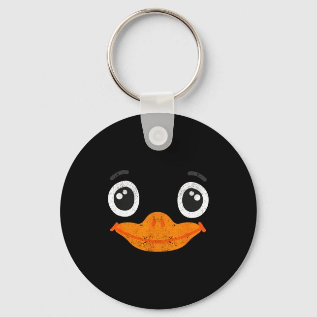 Porte-clés Halloween Duck Face Costume Animals Cute Easy Duck (Recto)