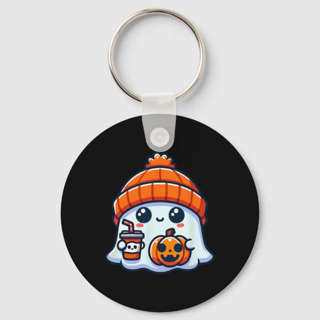 Porte-clés Halloween éffrayant Ghost Mens (Recto)