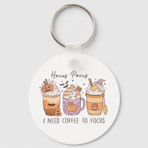 Porte-clés Halloween et café