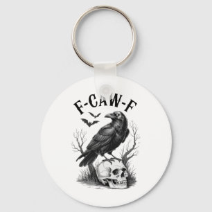 Porte-clés Halloween F Caw F Black Bird F-caw-f Crow Femmes M