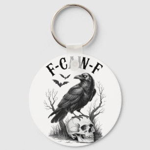 Porte-clés Halloween F Caw F Black Bird F-caw-f Crow Femmes M