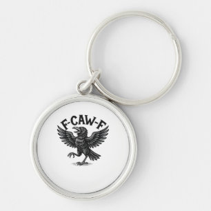 Porte-clés Halloween F-Caw-F Oiseau Corbeau Femmes Hommes Min