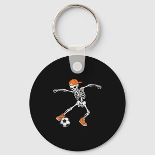 Porte-clés Halloween Football Squelette de Football Trick Or