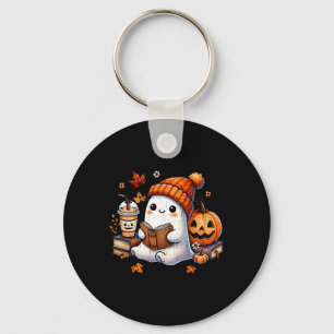 Porte-clés Halloween Ghost Lecture Livre Lote Ghost Cof